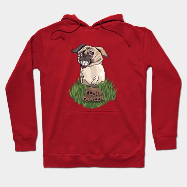 Crazy Pug Hoodie by s_filips